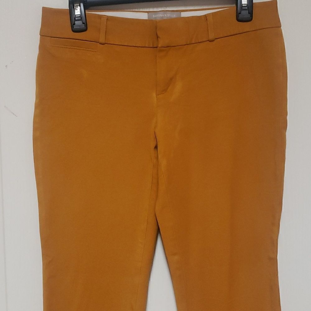 🌹Banana Republic Mustard Color Pants sz 4 - Picture 5 of 11